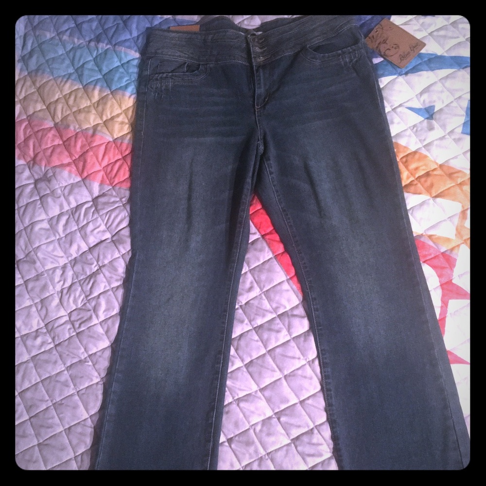 Blue jeans 👖 fit and flare style size 14